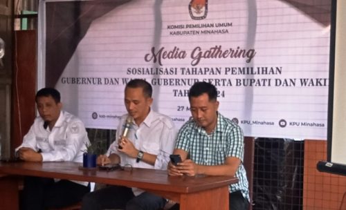 Kpu Minahasa Gelar Sosialisasi Tahapan Pilgub Sulut Dan Pilbup Minahasa