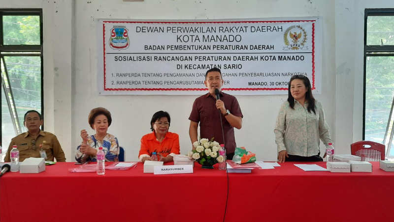 Gelar Sosialisasi Bapemperda Dprd Kota Manado Ranperda Dengan Masyarakat Sario Identitas News